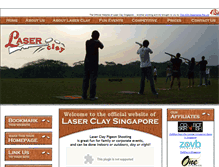 Tablet Screenshot of laserclay.com.sg